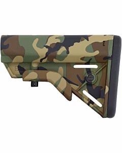 B5 SYSTEMS BRAVO STOCK MIL-SPEC WOODLAND
