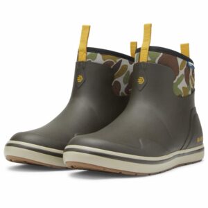 LaCrosse Mens Alpha Deck Boot 6" Olive/Camo Size 12