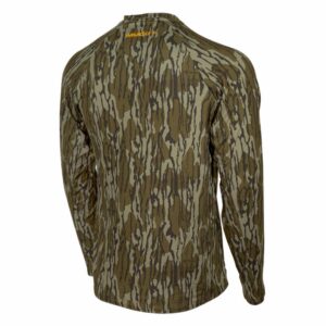 Muddy Base Layer Crew Long Sleeve Shirt Mossy Oak Bottomland XL