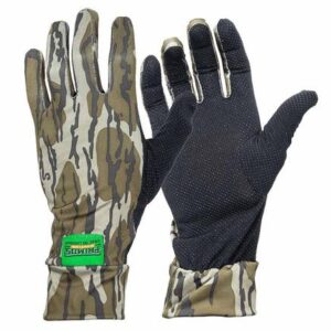 Primos Stretch Fit Glove - Mossy Oak Bottomland Camo OSFM