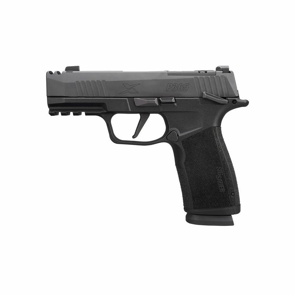 6. Sig Sauer P365-XMacro Comp Handgun 9mm Luger 10rd Magazines (2) 3.1" Barrel Black (Manual Safety)