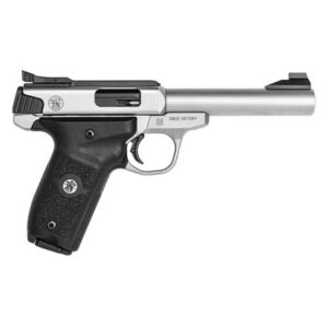 S&W SW22 Victory Target Model Handgun .22 LR 10rd Magazine 5.5" Barrel Silver with Black Grip