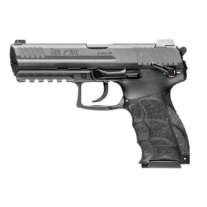 H&K P30 L V3 Handgun 9mm Luger 15rd Magazines(2) 4.45" Barrel DA/SA trigger and Manual Decocker