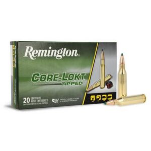 Remington Core-Lokt Tipped Rifle Ammunition 6.5 Creedmoor 129gr PT 2945 fps 20/ct