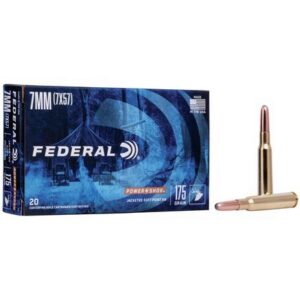 Federal Power-Shok Rifle Ammunition 7mm Mauser 175 gr RNSP 2390 fps - 20/ct
