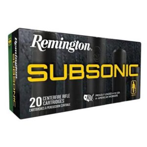 Remington Subsonic Rifle Ammunition 45-70 Govt 300gr HP 1000 fps 20/ct