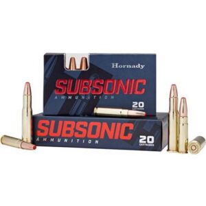 Hornady Subsonic Ammunition 450 Bushmaster 395 gr SUB-X 1050 fps 20/ct