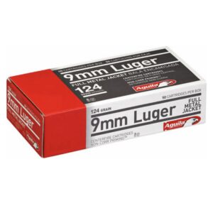 AGUILA 9MM LUGER 124GR FMJ-RN 50RD 20BX/CS