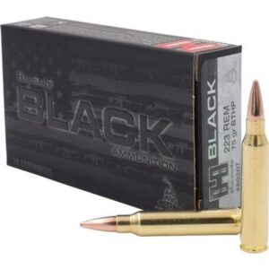 Hornady Black Rifle Ammunition .223 Rem 75 gr BTHP-M 2790 fps 20/ct