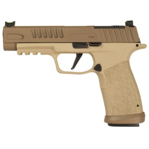 Sig Sauer P365 Fuse Two-Tone Tan Handgun 9mm Luger 21(2)&17(1)rd Magazines 4.3" Barrel LXG Front Optic Sight