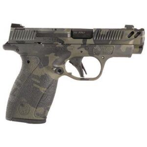 S&W PC Bodyguard 2.0 Carry Comp Handgun .380 Auto 10(1)&12(1)rd Magazines 3.1” Ported Barrel No Manual Safety Black Multicam Finish